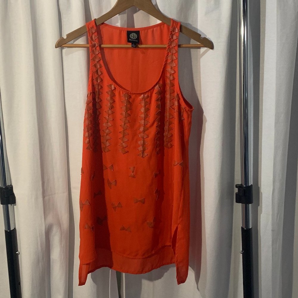 Coral Red Tank Top from Bobeau